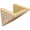 Ekena Millwork 7"W x 7"D x 7"H Wide Landon Rough Cedar Woodgrain TimberThane Corbel, Primed Tan CORUR07X07X07LANRCPR - alternate 6